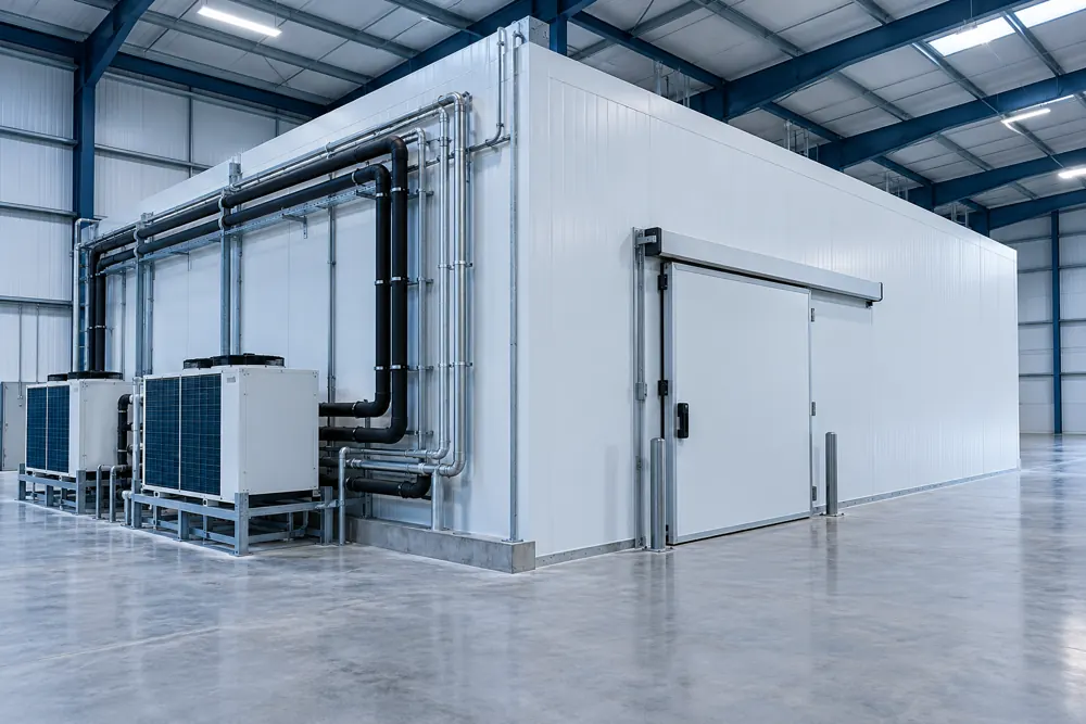Cold Room Installation equipment in a UK commercial setting